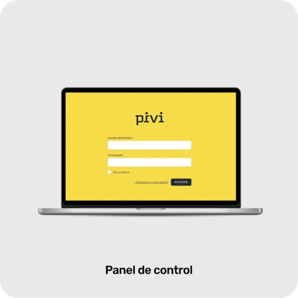 Panel de control para gestionar tus datos de contacto y redes sociales