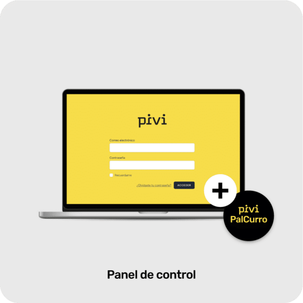 Panel de control para gestionar los datos de contacto de tu empresa